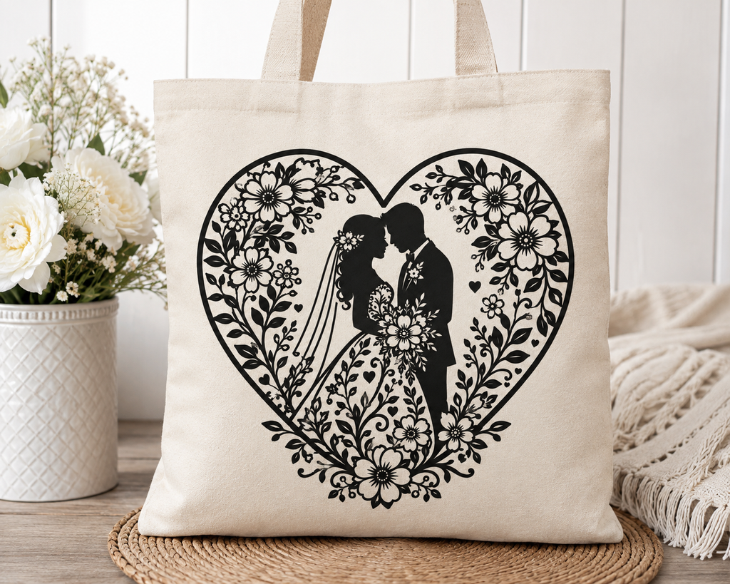 Intricate Wedding Heart SVG | Love & Marriage Cricut Cut File
