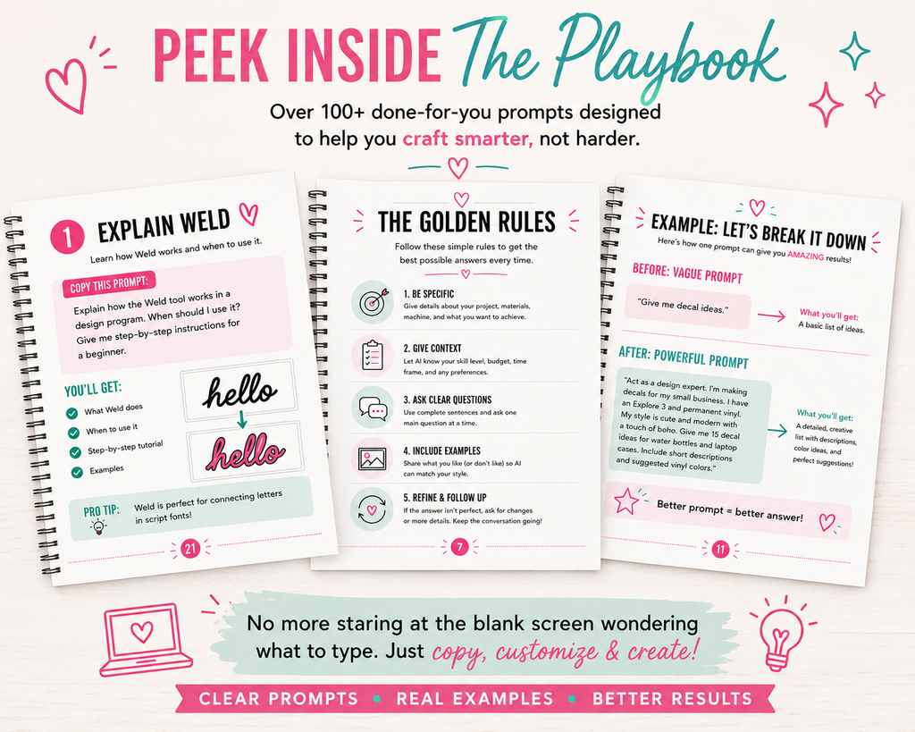 The AI Playbook for Crafters: AI Prompts for Cricut Projects